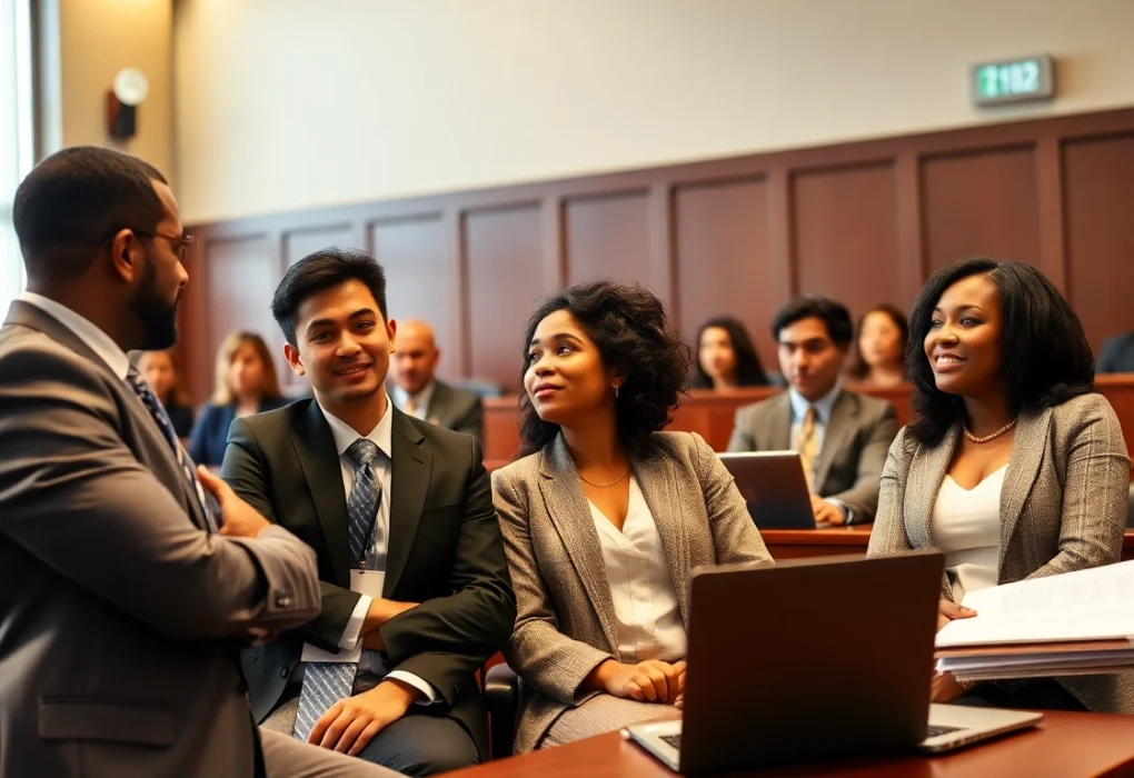 SIRVA injury attorneys strategizing in a courtroom to protect client rights and secure rightful compensation.