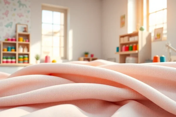 Creëer met wafel katoen, een zachte stof, die perfect is voor babyproducten en decoratie.