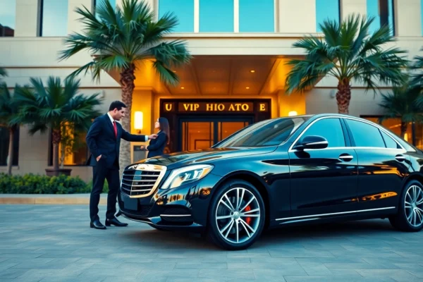 Experience a luxury vip chauffeur service with a polished vehicle and professional driver.