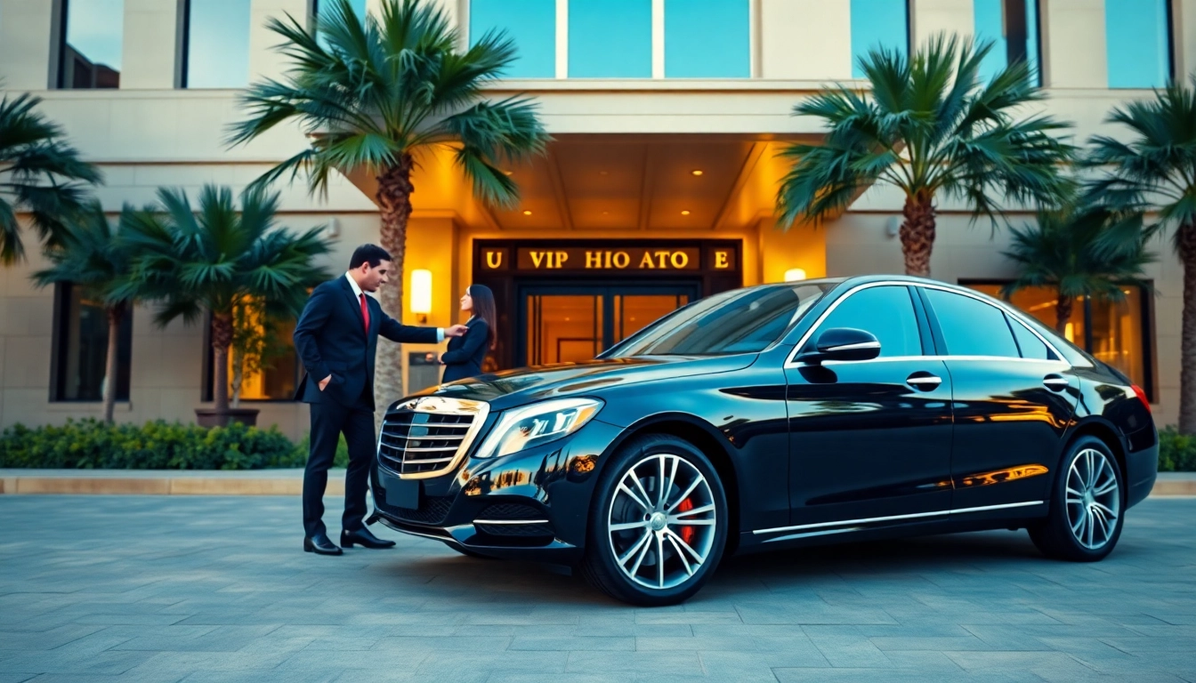 Experience a luxury vip chauffeur service with a polished vehicle and professional driver.